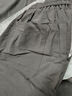 稻草人夏季純色簡(jiǎn)約輕薄透氣亞麻短褲松緊抽繩麻棉沙灘休閑寬松五分褲 灰色 2XL 曬單實(shí)拍圖