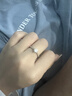 BOEAY一克拉莫桑鉆石戒指女款鉆戒純銀結求婚戒指鐘久久520情人節禮物 【摯愛(ài)玫瑰禮盒/順豐空運】一克拉女戒 曬單實(shí)拍圖