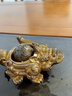 系顏招財貔貅財源滾滾茶寵擺件變色可養茶桌茶盤(pán)茶玩配件 變色財源滾滾貔貅茶寵（金色） 曬單實(shí)拍圖