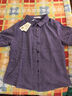 QVI高端品牌 亞麻短袖襯衫女2026夏季新款寬松顯瘦休閑棉麻襯衣上衣 紫色 L 【建議105-120斤】 曬單實(shí)拍圖