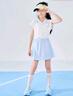 小豬彼特女童運(yùn)動(dòng)速干套裝2025新款兒童夏季短袖羽毛球服大童訓(xùn)練網(wǎng)球短裙 19027白色+6000藍(lán)色速干套裝無鞋 140 cm 曬單實(shí)拍圖
