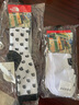 北面（The North Face）運(yùn)動襪男女春秋襪子戶外中筒吸汗透氣兩雙裝5FXR KY4/黑色 L 曬單實(shí)拍圖
