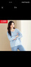 森馬（Semir）[商場同款]長袖T恤女基礎款圓領2025春oversize純棉101125101008 曬單實拍圖