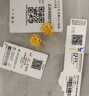 中國黃金（CHINA GOLD）國色牡丹花黃金耳墜女足金花朵耳鉤耳環(huán)情人節(jié)生日禮物送老婆媽媽 B款牡丹耳墜【贈S925銀圓珠耳鉤】約1g 曬單實拍圖