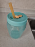 特百惠（Tupperware）吸吸罐550ml女生學(xué)生密封帶吸管水杯子夏季自制飲品奶昔 薄荷藍(lán) 曬單實(shí)拍圖