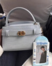 CHARLES&KEITH質(zhì)感金屬扣凱莉包手提包單肩包包女包生日七夕禮物CK2-50270880 曬單實拍圖