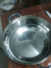 美廚（maxcook）316不銹鋼火鍋28cm 湯鍋火鍋復(fù)底帶蓋 燃?xì)怆姶艩t通用 MCT1969 曬單實(shí)拍圖