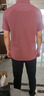 DESCENTE迪桑特DUALIS系列都市通勤男士短袖衫夏季新品 DP-Rose Brown M (170/92A) 曬單實(shí)拍圖
