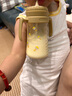 可可萌（COCOME）直飲奶瓶ppsu2歲以上大寶寶耐咬直吸式奶瓶3-6歲280ML芥末黃 曬單實拍圖