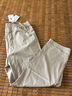 駱駝（CAMEL）休閑戶外登山褲女防潑水直筒工裝褲 J24CA6L6646 淡卡其 M 曬單實(shí)拍圖
