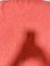 牧什羊絨衫女V領(lǐng)100%純羊絨毛衣女中長(zhǎng)款寬松針織打底衫厚慵懶DD428R 花玫紅 均 碼 曬單實(shí)拍圖
