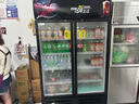 白雪雅竹展示柜冷藏大容量飲料柜冰柜商用保鮮柜超市玻璃門冰箱立式啤酒柜 大雙門下機【直冷】1200*550*2000mm 曬單實拍圖