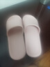 京東京造【抗菌皮紋拖】eva軟彈家居防臭浴室夏季新款拖鞋女粉色39-40 曬單實拍圖
