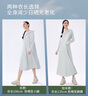 蕉下（beneunder）防曬服長款女冰絲涼感海邊沙灘透氣全身防曬AL90224銀河灰M 曬單實拍圖