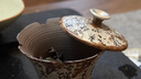 兮元記沁園春鎏銀懸停二才蓋碗茶杯老巖泥陶瓷茶碗帶蓋功夫茶具 沁園春鎏銀懸停蓋碗【彩盒裝】 曬單實(shí)拍圖