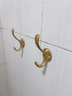 靜閑居掛衣鉤衣服掛鉤入戶(hù)門(mén)衣柜高級感墻上衣帽墻壁打孔金屬衣鉤單個(gè)鉤 砂金色掛鉤2個(gè)裝【打孔/免打孔】 曬單實(shí)拍圖