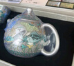 銀壺999泡茶壺套裝鎏銀功夫茶具套裝茶杯家用商務高檔送禮禮品裝 鎏銀厚德載物壺+2杯禮盒裝禮品袋 101mL(含)-200mL(含) 曬單實拍圖