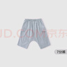 巴厘小豬寶寶大屁屁褲七分褲男寶夏季薄款女寶休閑兒童莫代爾棉嬰幼兒褲子 灰藍 80 曬單實(shí)拍圖