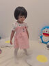 G.DUCKKIDS小黃鴨女童連衣裙夏季洋氣女寶寶碎花裙子夏款女小童嬰兒公主裙 櫻桃粉紅色 73 尺碼3-7個月12-16斤 曬單實拍圖