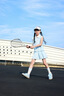 真維斯兒童運動衣套裝2025新款女童網(wǎng)球服背心薄款短裙中大童休閑夏裝 【防走光半身裙】藍色 140 【56-68斤】品牌保證 曬單實拍圖
