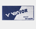 威克多（VICTOR）羽毛球毛巾100%棉勝利吸汗大方巾網(wǎng)球籃球運(yùn)動毛巾李梓嘉TW2000 TW2002 A藍(lán)白【85X35cm】 曬單實(shí)拍圖