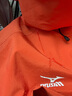 美津濃硬殼單層沖鋒衣三合一戶(hù)外防風(fēng)防水登山服徒步爬山夾克外套春秋款 硬殼橘紅（腋下雙拉鏈） S 曬單實(shí)拍圖