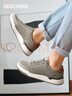 斯凱奇（SKECHERS）男鞋秋季網(wǎng)面板鞋時(shí)尚運動(dòng)休閑鞋通勤帆布鞋210793 曬單實(shí)拍圖