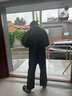 姜太公雨衣雨褲套裝防暴雨男款摩托車騎行分體式外賣騎手電瓶車專用雨披 黑色A款（防暴雨+PVC針織布） 4XL 1件 曬單實(shí)拍圖