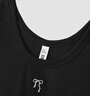森馬（Semir）背心女短款蝴蝶結(jié)溫柔夏季2025時(shí)尚緊身繡花圓領(lǐng)上衣109325102001 曬單實(shí)拍圖