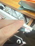 萬(wàn)客莉莎指甲剪刀套裝修甲鉗美甲便攜指甲銼 墨綠色指甲刀10件套配皮包 曬單實(shí)拍圖