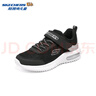 Skechers斯凱奇兒童運動(dòng)鞋男童透氣網(wǎng)鞋時(shí)尚魔術(shù)貼大童跑步鞋403748L 曬單實(shí)拍圖