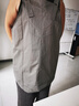 吉吉爾爾孕婦裝防輻射服防電離電磁隔離衣服圍裙無(wú)鉛防護(hù)服上班外穿四季款 銀灰色防輻射連衣圍裙【半包款】 XXL碼適合165-175cm（60-80KG） 曬單實(shí)拍圖