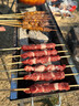 環(huán)有 原切羔羊肉串新鮮羊肉烤肉烤串半成品燒烤食材新鮮羊肉 羊肉串15g*20串加燒烤料包35g 曬單實(shí)拍圖