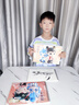 艾杰普（JEPPE）哪吒圖畫(huà)本文具周邊敖丙畫(huà)畫(huà)本兒童描摹本線(xiàn)稿簡(jiǎn)筆控筆練習畫(huà)填色圖畫(huà)本臨摹繪本生日禮物 曬單實(shí)拍圖