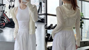lululemon丨Define 女士網(wǎng)面短款連帽夾克 LW4BVZS 骨白 XXS /2 曬單實拍圖