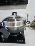 康巴赫鼎釜鑄鐵燉鍋無(wú)涂層鐵鍋家用炒鍋 【加大容量巨能裝鑄鐵鍋+蒸屜】 36cm 【大家庭必備】超深鍋體能燉整只雞 曬單實(shí)拍圖