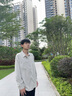 馬克華菲長(zhǎng)袖襯衫男士夏季薄款透氣冰絲上衣男款日系潮牌純色翻領(lǐng)休閑外套 曬單實(shí)拍圖