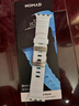 NOMAD 蘋果iwatch表帶  手表適用AppleWatch5/6/7/8/9Ultra/Ultra2運(yùn)動氟橡膠硅膠 冰藍(lán)色夜光款鈦合金銀扣款【42/44/45/49】 曬單實拍圖