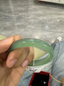 周六福油青深青玉髓手鐲寬條新中式國風(fēng)送女友生日禮物 56mm  曬單實(shí)拍圖