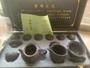 講茗堂建水紫陶功夫茶具套裝工藝茶壺蓋碗禮盒套裝茶杯禮盒送長輩 紫陶西施壺(灰禮盒) 12頭 紫陶工藝茶具套裝 曬單實(shí)拍圖