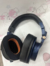 貓倫適用鐵三角m50x耳機(jī)套m40X耳罩m30x耳機(jī)罩m20x耳機(jī)保護(hù)套頭戴式耳機(jī)海綿套m50x bt2頭梁皮套配件 【冰絲冰感】黑橙色耳套一對(duì) 曬單實(shí)拍圖