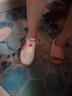 牧言（MUYAN）真皮德訓鞋女2025秋季新款女鞋子厚底內增高運動(dòng)休閑鞋軟底旅游鞋 粉+紅 36 曬單實(shí)拍圖
