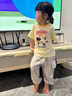 迪士尼兒童防蚊褲夏季薄款透氣男童女寶寶褲子純棉可開(kāi)檔長(cháng)褲2026新款 米奇灰 90 曬單實(shí)拍圖