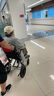 SIWEECI手動(dòng)輪椅折疊老人輕便旅行手推車便攜式帶拉桿可上飛機(jī)四輪手推車 曬單實(shí)拍圖