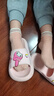 恭貓兒童拖鞋女童夏季室內(nèi)家居防滑軟底男童外穿卡通庫洛米涼拖鞋女孩 粉色【美樂蒂】 34-35 內(nèi)長21cm適合運動鞋33-34 曬單實拍圖