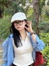 SEEYOND 深陽(yáng)辣妹美式復古前進(jìn)帽大頭圍顯臉小法式貝雷帽子女新款春夏季畫(huà)家帽 米白色 均碼 （54-58cm） 曬單實(shí)拍圖