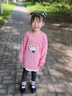 史努比（SNOOPY）童裝女童套裝兒童衛(wèi)衣打底褲兩件套女孩休閑外出衣服春季 曬單實(shí)拍圖
