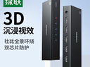 綠聯(lián)HDMI分配器一分四兼容一分三同屏顯示4K高清視頻分屏器筆記本電腦電視盒子接顯示器投影儀 【4K60Hz】HDMI分配器一進(jìn)四出 曬單實(shí)拍圖