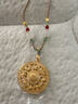 中國(guó)黃金（CHINA GOLD）黃金項(xiàng)鏈男女款足金八寶羅盤(pán)吊墜首飾教師節(jié)520禮物送男朋友愛(ài)人八寶羅盤(pán)吊墜【配S925銀鏈】  約1.2g 曬單實(shí)拍圖