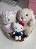 Jellycat米色甜美小兔小短腿公仔動(dòng)物毛絨玩偶小生日娃娃生日禮物520 甜美小兔 One Size 曬單實(shí)拍圖
